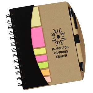 Mini Journal with Pen Flags & Sticky Notes