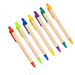 Eco-Green Paper Barrel Pen