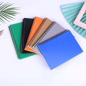 Spiral Curve Notepad with Pen
