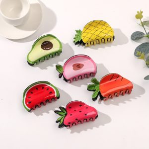 Fruit Shape Hair Claw Clips