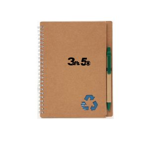 A3 Eco-Inspired Spiral Notebook & Pen
