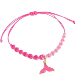 Cute Girl Pink Woven bracelet Cartoon love Butterfly lips zinc alloy charms girl Bracelet Girl jewelry gift