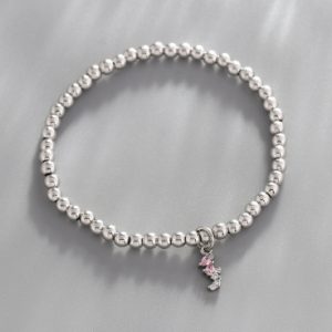 Stainless Steel Beads Ocean Bracelet Series Seahorse Whale Crab Turtle Charms bracelet Elastic bracelet