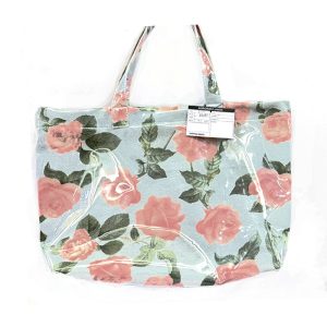 Customed Canvas Woman Tote Bag with TPU Covered