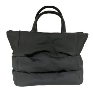 Huge Space Pad Cotton Women Puffer Tote Bag Yoga Gym Winter Large Handbags Soft Puffy Quilted Tote Bag Ladies Shoulder Bag